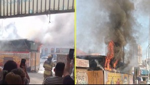 Incendio afectó a estación Patronato del Metro de Santiago