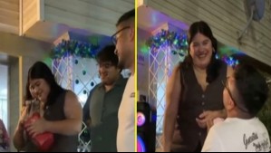 El celebrado pedido de matrimonio en plena Navidad: 'Se la jugó el Mauri'