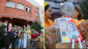 Siguiendo con la tradición: Entregan regalos a niños internados en el hospital Luis Calvo Mackenna