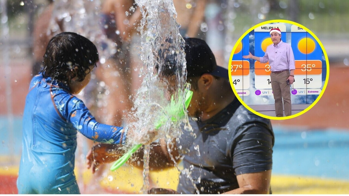 Hasta 37° en la RM: Alejandro Sepúlveda entrega su pronóstico del tiempo en esta 'calurosa Navidad'