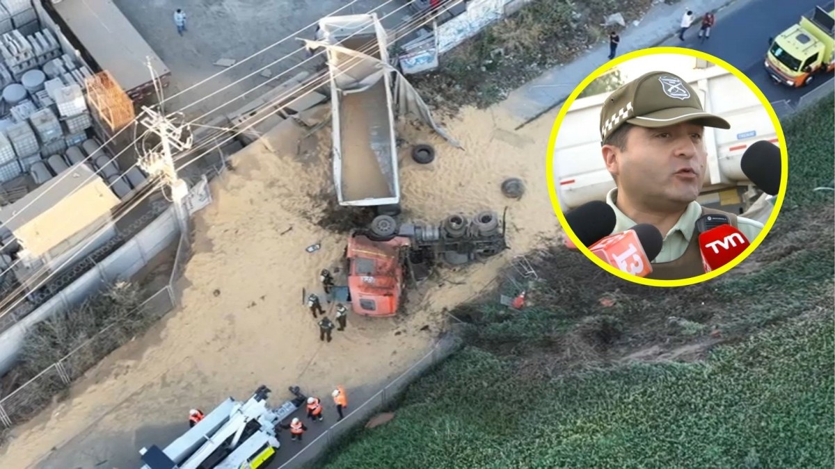 'Quizás le provocó alguna angustia': Carabineros no realizó narcotest a chofer que desbarrancó camión y se desnudó en Ruta 5 Sur