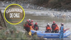 Despliegan operativo de búsqueda por joven que cayó a río Pilmaiquén