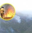 Continúa el combate del incendio forestal que desde el jueves afecta a la comuna de Pichidegua, en la región de O\\\'Higgins. El fuego ya ha consumido más de 100 hectáreas y destruido al menos dos casas.