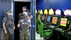 Descubren casino clandestino que operaba en Barrio Franklin: Se incautaron 40 máquinas de juegos