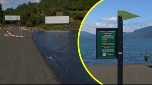 Playa Grande de Pucón vuelve a ser apta para el baño tras presencia de 'algas toxicas' en las aguas del lago Villarrica