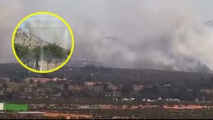 Senapred ordena evacuar varios sectores de Pudahuel por incendio forestal: Hay restricción de pistas en la Ruta 68