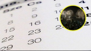 A la espera del Año Nuevo: Este es el listado completo de feriados del calendario 2026 en Chile