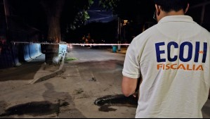 Balacera en Estación Central deja un joven fallecido y otros dos heridos: Investigan eventuales rencillas entre clubes deportivos