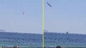Brasil: Impactante caída de avioneta en playa de Río de Janeiro deja al piloto fallecido