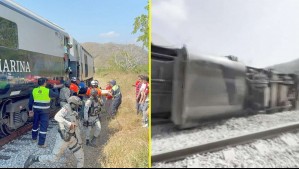 13 muertos y cerca de 100 heridos deja tragedia ferroviaria en México: Tren de pasajeros descarriló