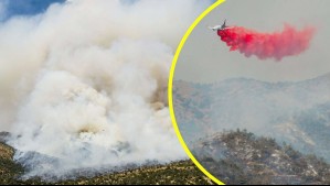 Al menos 470 hectáreas afectadas: Declaran Alerta Amarilla para Las Condes por incendio forestal