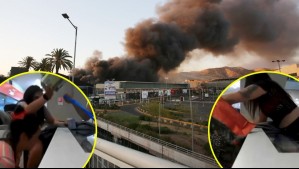 Mallplaza Norte repudia actuar de mujeres que robaron joyería en medio de evacuación por incendio