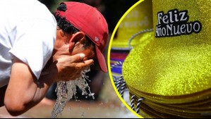 Este miércoles será el peak de calor en la zona central: 12 millones de personas pasarán víspera de Año Nuevo en Alerta Roja