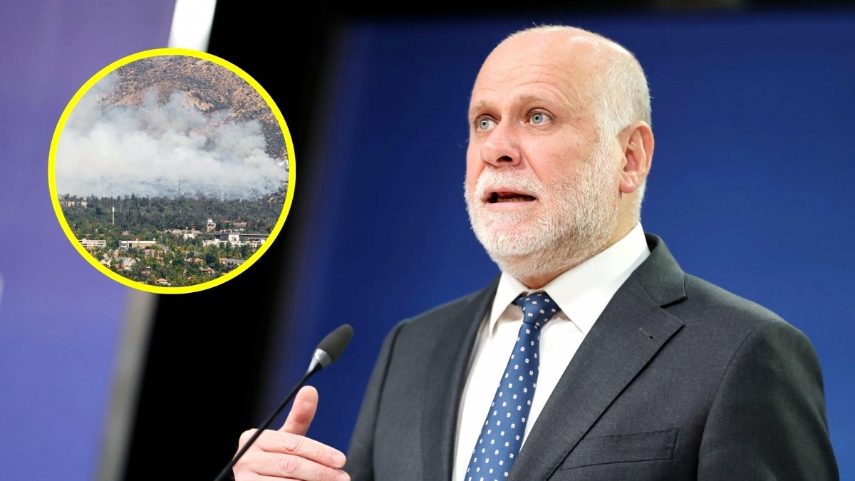 Ministro Elizalde: 'El incendio de San Carlos de Apoquindo llegó a estar a solo 200 metros de la zona urbana'