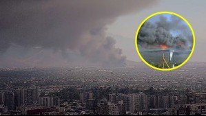Presencia de humo en sectores de Santiago por incendio en bodegas de San Bernardo: Revisa las recomendaciones del Minsal