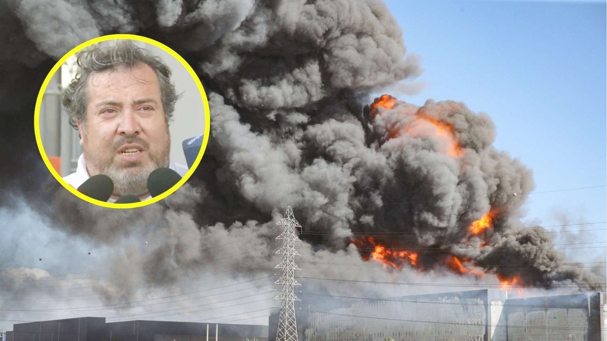 Gran incendio en San Bernardo: Cientos de bomberos trabajan para evitar que se propague a más bodegas