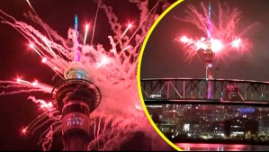 ¡Ya es 2026 en Nueva Zelanda!: Así fue el show pirotécnico de Año Nuevo en el país oceánico