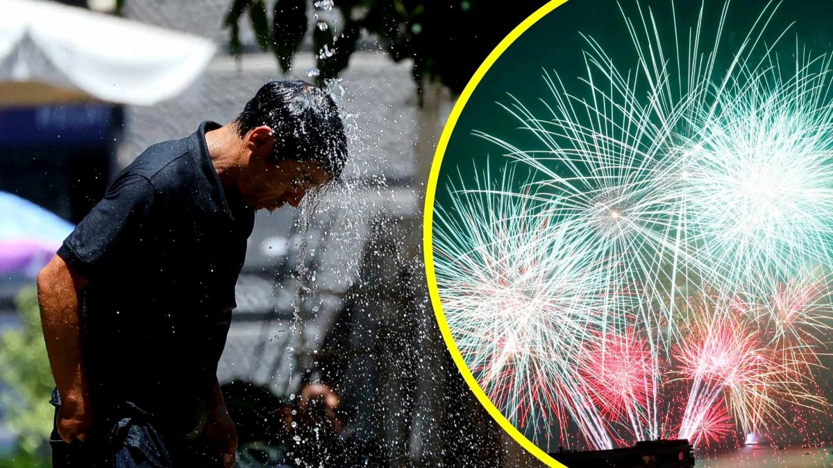 ¡A prepararse este Año Nuevo! Conoce cuánto calor hará a medianoche en las diversas comunas de la zona central