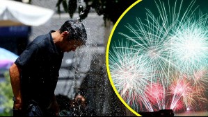 ¡A prepararse este Año Nuevo! Conoce cuánto calor hará a medianoche en las diversas comunas de la zona central