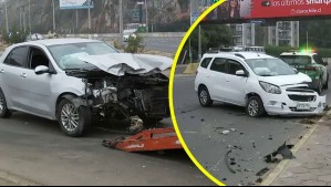 Accidente de tránsito se registró en Valparaíso: Culpables del choque huyeron del lugar