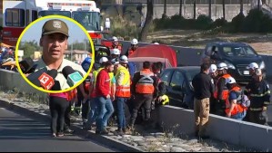 'Siete personas lesionadas': Carabineros explica accidente que involucró a seis vehículos en dos choques en la Autopista Central
