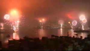 ¡Feliz Año Nuevo 2026!: Revive el show de fuegos artificiales en Valparaíso y Viña del Mar