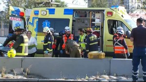 Colisión múltiple en la Autopista Central: Cinco vehículos involucrados y al menos siete personas atropelladas