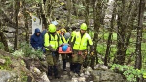 Turista estadounidense fue rescatada en operativo en Torres del Paine: Sufrió lesión que le impedía descender