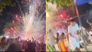 Video muestra descontrol de show pirotécnico por Año Nuevo en Brasil: Tres personas resultaron heridas