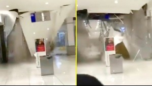 Video muestra impactante colapso de un techo en mall de Sudáfrica