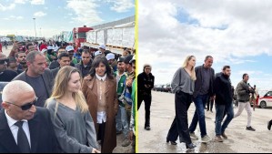 Angelina Jolie muestra su apoyo a la población de Palestina en una visita por el paso de Rafah