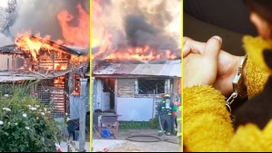 Arresto domicilio nocturno para conductor ebrio que incendió vivienda tras choque en Paine