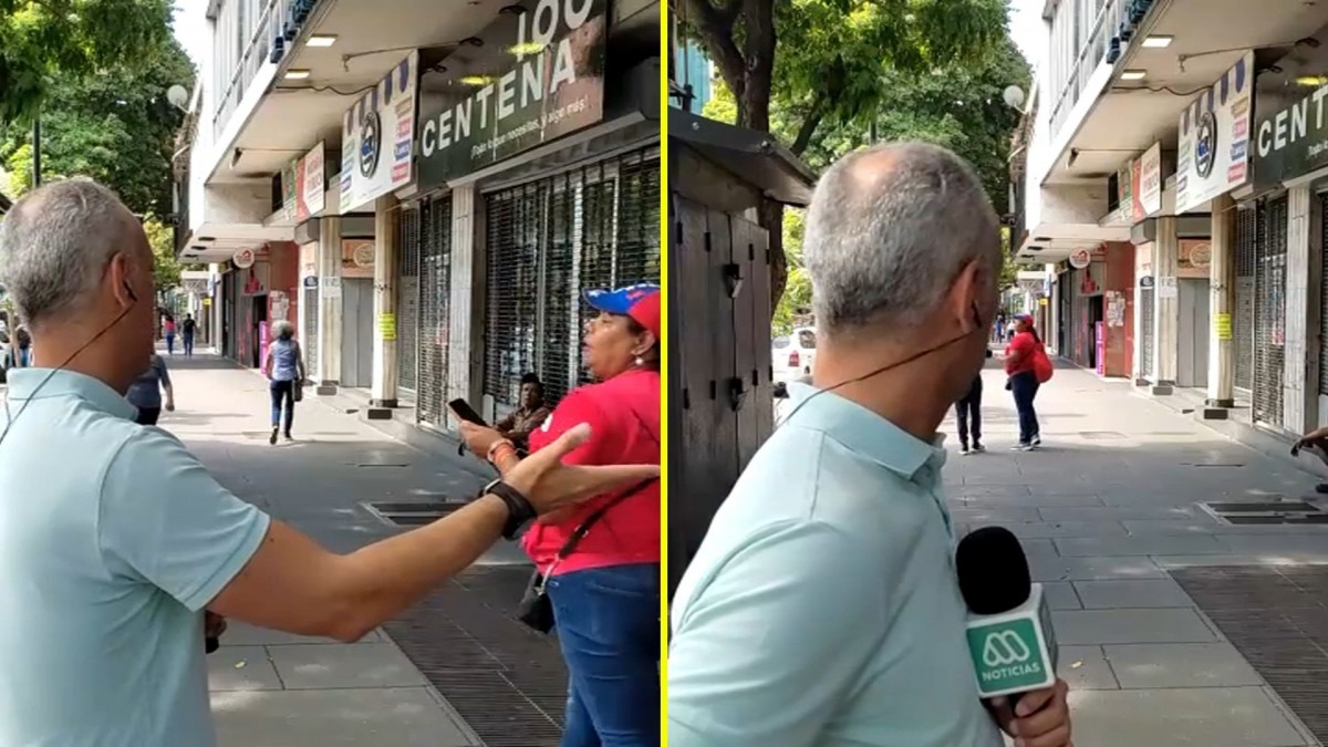 '¿Usted me pidió permiso para grabarme?': El tenso momento que vivió corresponsal en Caracas