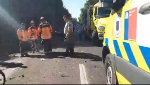 Accidente de tránsito en ruta entre Villarrica y Pucón dejó un menor fallecido y 6 personas lesionadas