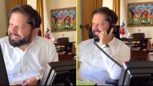 'Eres seca': Presidente Boric llama por teléfono a estudiantes con puntajes destacados en la PAES