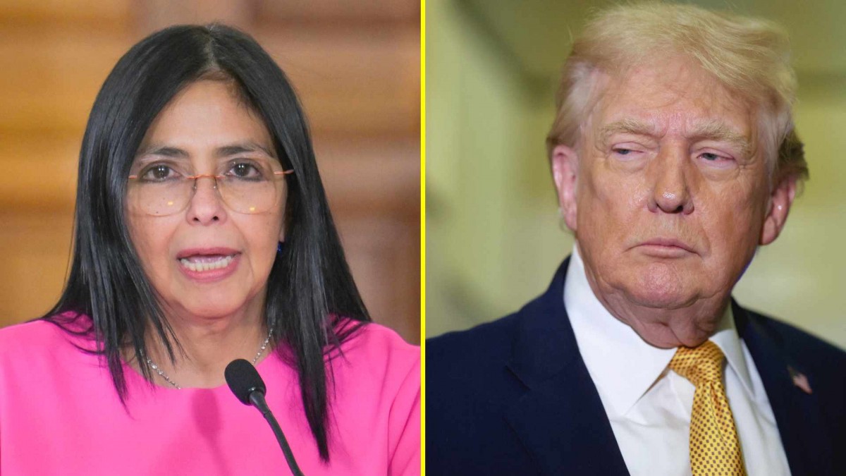 Delcy Rodríguez invita a Trump a trabajar en una 'agenda de cooperación' entre EEUU y Venezuela