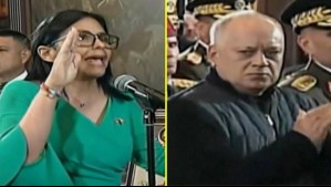 Reaparece Diosdado Cabello en la ceremonia de juramento de Delcy Rodríguez