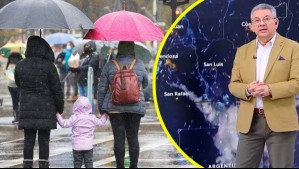'Creo que es necesario el paraguas': Jaime Leyton revela cuánto podría llover este jueves en Santiago