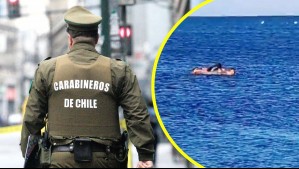 Carabinero de franco rescata a una familia en playa de Mejillones: La corriente los arrastró tras subirse a colchón inflable