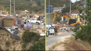 Desalojan y demuelen toma en Quilpué y Villa Alemana para levantar proyecto de viviendas sociales