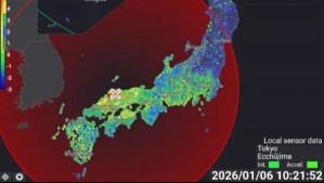 Terremoto de magnitud 6,2 sacude a Japón