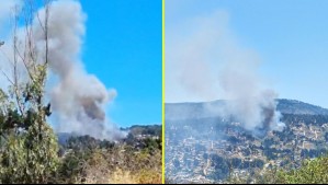 Incendio forestal en Valparaíso: Declaran Alerta Roja en la comuna y solicitan evacuar sectores