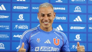 Eduardo Vargas fue presentado oficialmente en la U: 'Estoy feliz de estar de vuelta, estoy cumpliendo un sueño'