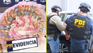 Cae banda de falsos policías dedicada a las estafas: Se incautó un ramo de billetes como regalo de cumpleaños