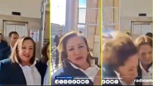 Graban momento en que lanzan explosivo a diputada de Honduras