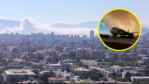Incendio forestal en Pudahuel genera gran columna de humo en la RM: Aeropuerto de Santiago tuvo que restringir operaciones