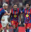 El Barcelona venció al Real Madrid en la final de la Supercopa de España, gracias a un doblete de Raphinha, y revalidó el título que logró el pasado año ante el mismo rival. ¡Revisa los detalles del encuentro transmitido por Mega!