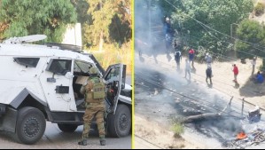 Carabineros despeja múltiples barricadas en megatoma de San Antonio: Habitantes se resisten al desalojo
