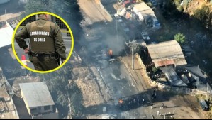 Carabinero es baleado durante desalojo de megatoma de San Antonio