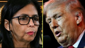 Delcy Rodríguez responde a Trump: 'Aquí hay una presidenta encargada y un presidente rehén en EEUU'